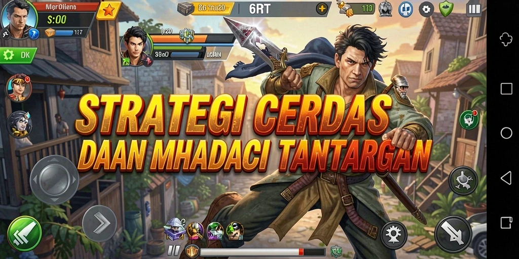 Tangkapan layar gameplay 6RT menunjukkan pertempuran strategis yang mendebarkan.