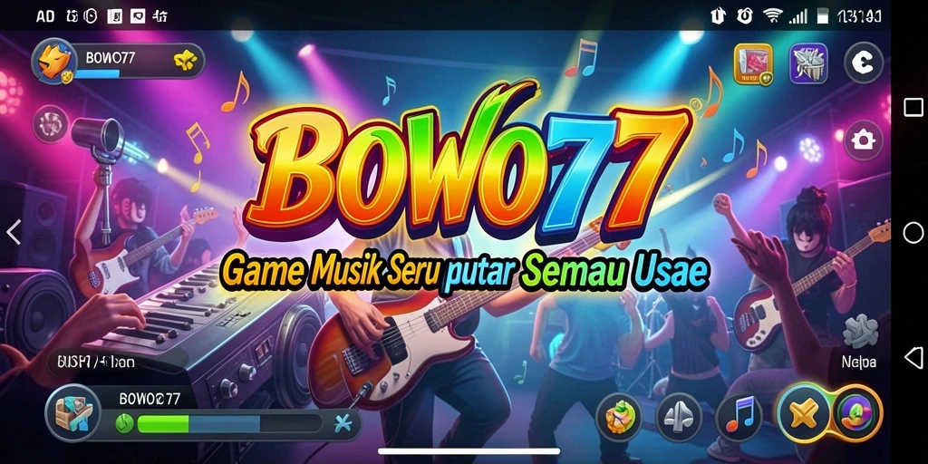 Screenshot BOWO77 menampilkan gameplay interaktif yang seru.