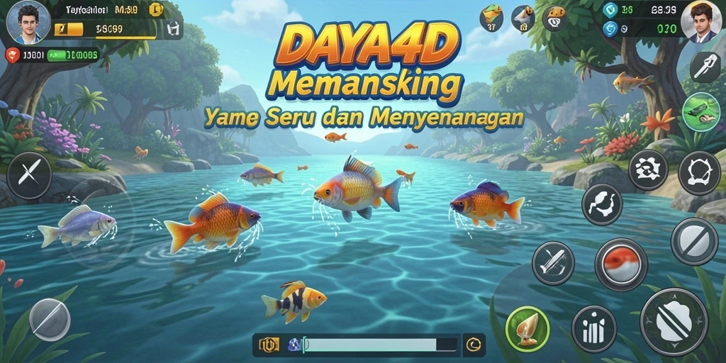 Tangkapan ikan yang menakjubkan dalam gameplay DAYA4D.