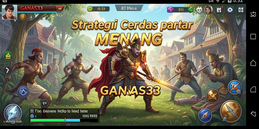 Tampilan menarik dari gameplay strategi GANAS33 yang mendebarkan.