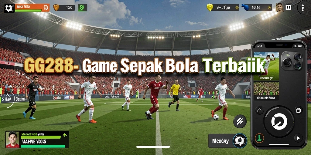 Gameplay GG288 yang seru dalam pertandingan sepak bola.