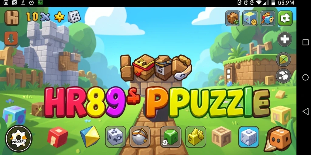 Tampilan gameplay HR89 dengan teka-teki menantang yang menarik.