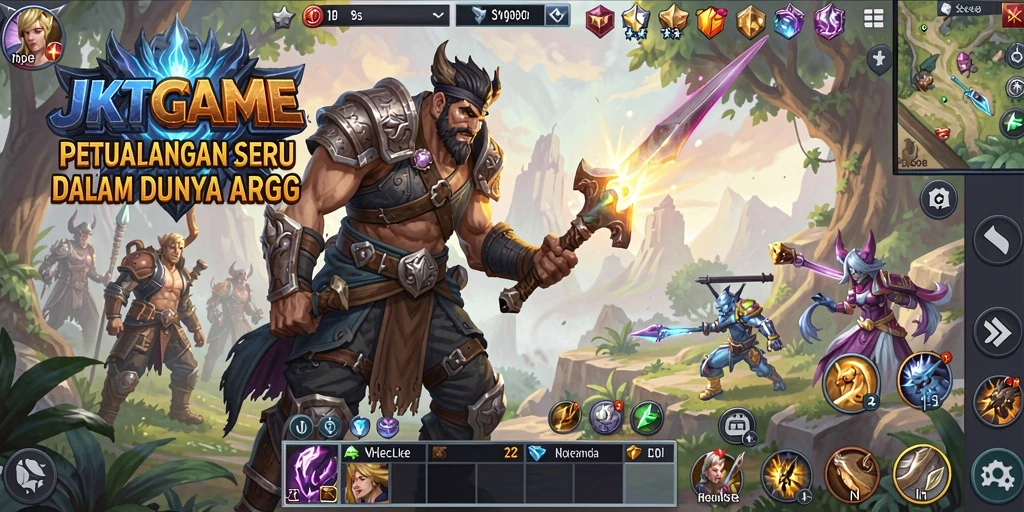 Tampilan gameplay JKTGAME yang menegangkan dan penuh aksi.