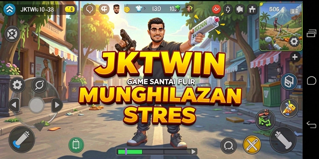 Screenshot JKTWIN menampilkan gameplay yang menyenangkan dan penuh warna.