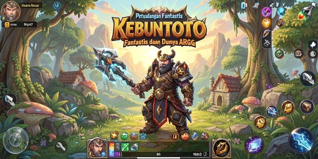 Tampilan gameplay intens KEBUNTOTO yang menarik dan menantang.