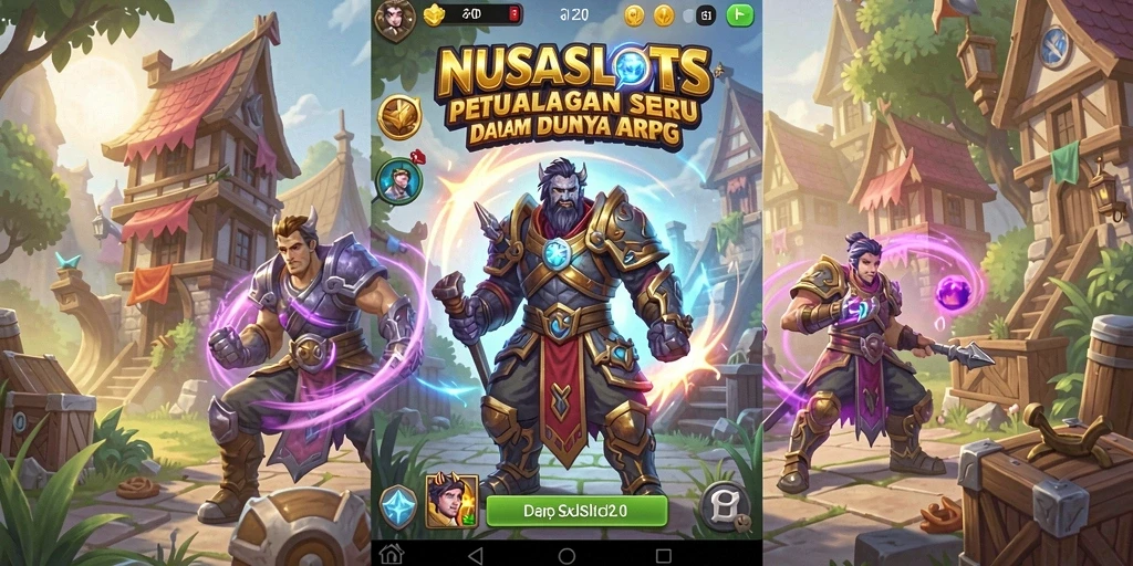 Tampilan gameplay seru dan penuh aksi dalam NUSASLOTS.