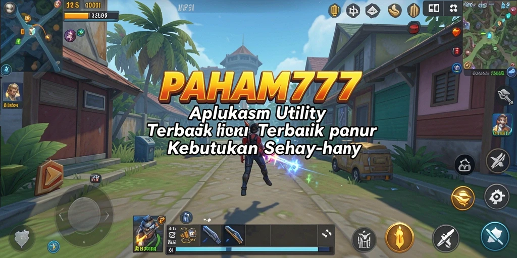 Tampilan utama PAHAM777 dengan fitur-fitur Utility yang memudahkan.