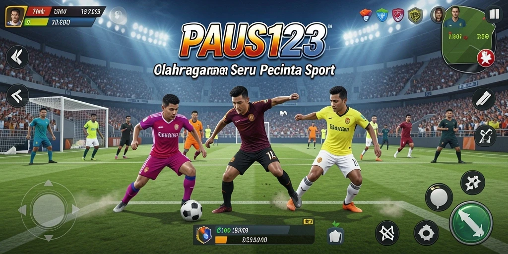 Tampilan gameplay menarik dari PAUS123 dengan aksi olahraga yang seru.