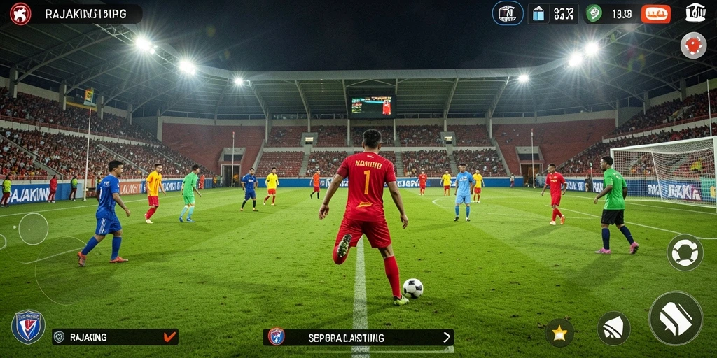 Tampilan menarik dari gameplay RAJAKING yang penuh aksi.