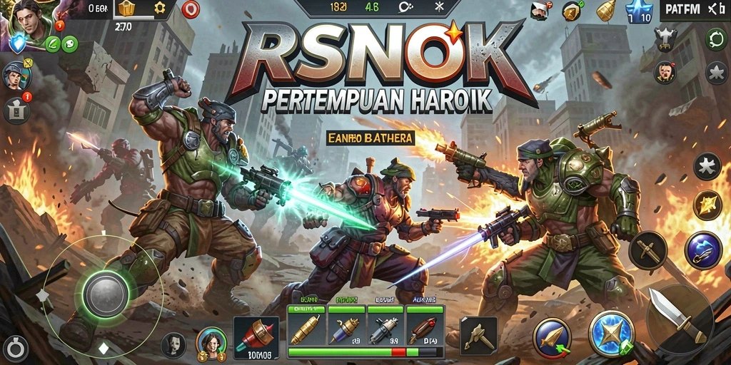 Tampilan gameplay RSNOK yang menegangkan dan penuh aksi.