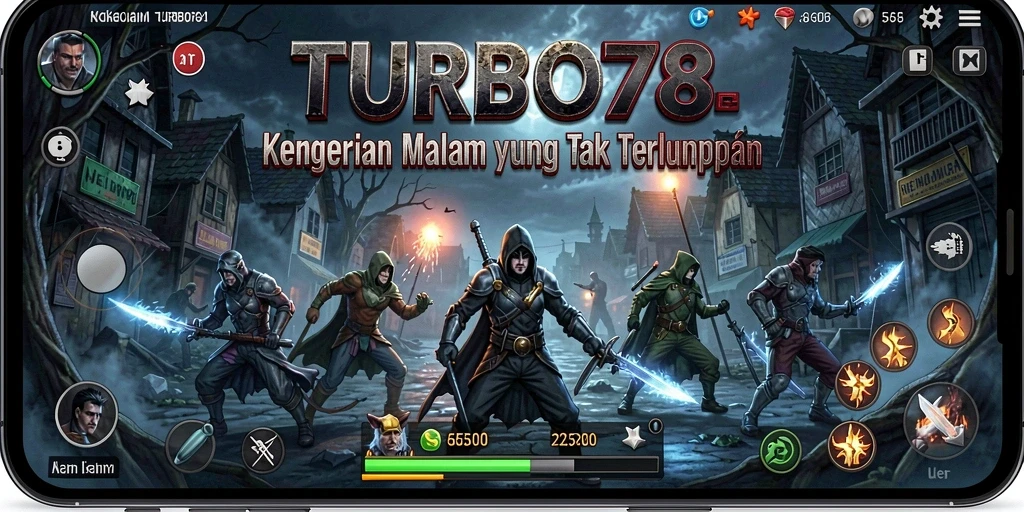 Tampilan gameplay TURBO78 yang mencekam dan penuh aksi.